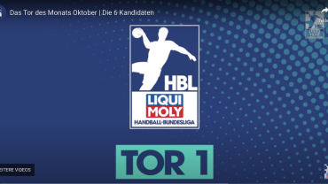 Maximilian Mittag bei der HBL für das Tor des Monats November nominiert